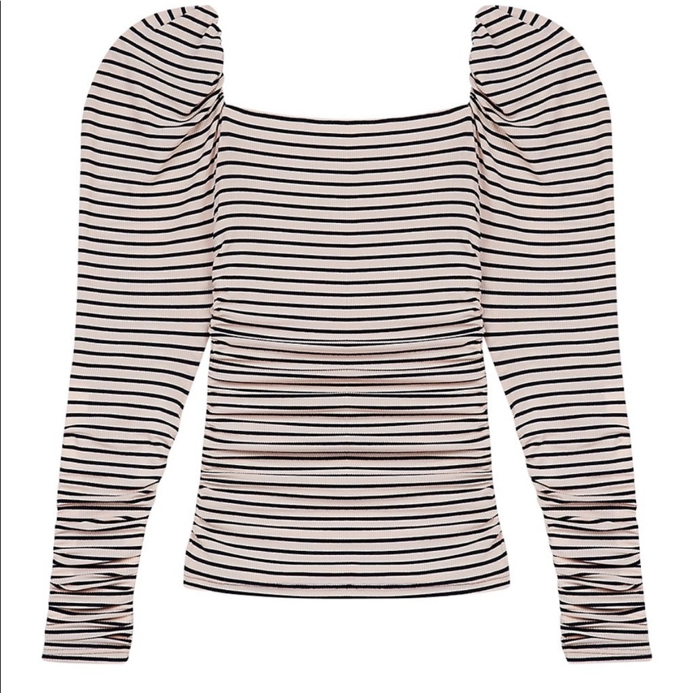 Maje Take Striped Long T-Shirt